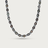 Black Pear s Silver Star Necklace