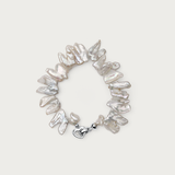 White Keishi Pearl Bracelet