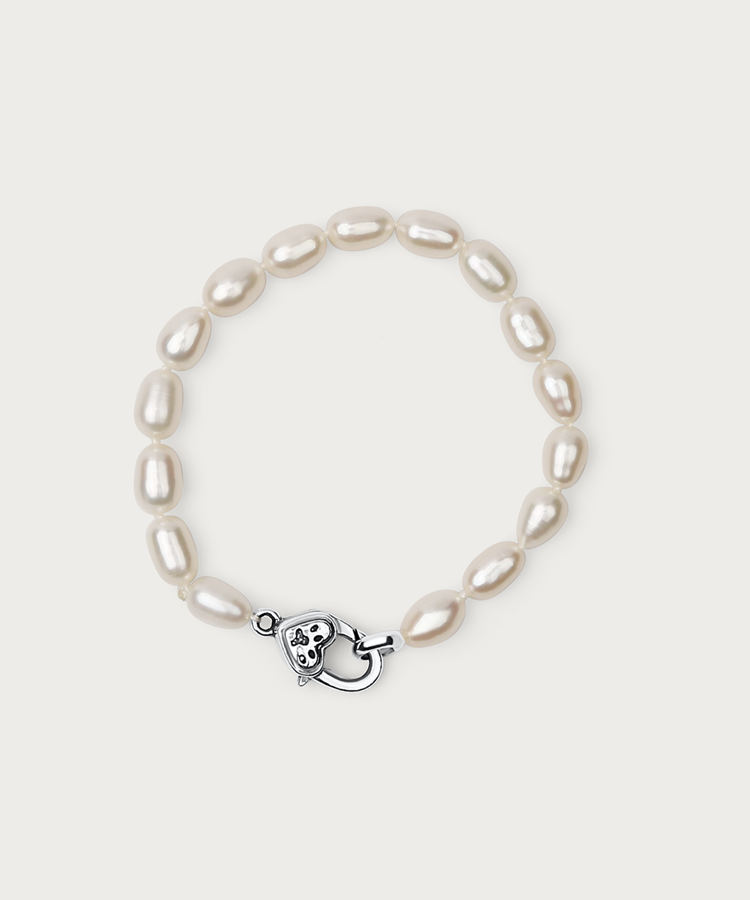 Dark Rice Pearl Bracelet