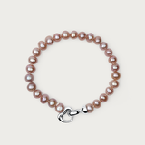 Freshwater Purple Pearl Bracelet