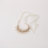 The "Ethereal Bride" Pearl and Gold Statement Necklace