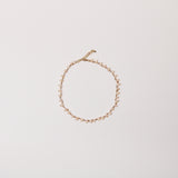 Brass Wired Rice Pearl Necklace