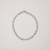Cute silver Butterfly w Pearl Necklace
