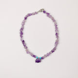 Brazil Amethyst Rock Necklace