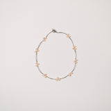 Triple Rice Pearl w Long Tube Necklace.