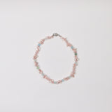 Brazil Crystal w Pink Keishi Pearl Necklace