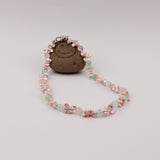 Brazil Crystal w Pink Keishi Pearl Necklace