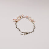 Silver Tube w Keishi Pearl Necklace