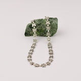 Cute silver Butterfly w Pearl Necklace