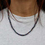 Small Black Pearl Necklace