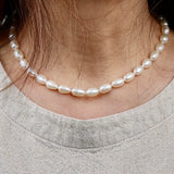 Rice Pearl Necklace