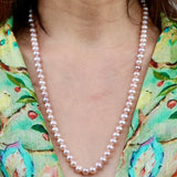 Freshwater Purple Pearl Necklace