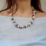 Big nugget Pearl w Keishi Pearl Necklace