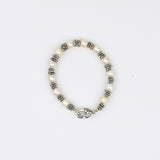 White Pearl w Silver Star Bracelet