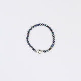 Small Freshwater Free Form Black Pearl Bracelet