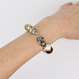 The Harmony Amethyst Facet Ball Knotted Bracelet
