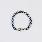 Dark Rice Pearl Bracelet
