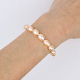 Dark Rice Pearl Bracelet