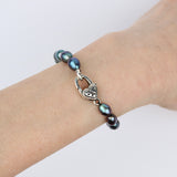 Dark Rice Pearl Bracelet