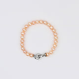 Freshwater Pink Round Pearl Bracelet