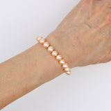 Freshwater Pink Round Pearl Bracelet