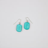 Turquoise Rectangle Earrings