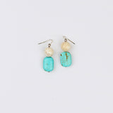 Turquoise w Jasper Earring