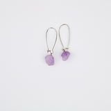 Amethyst Rock Earring