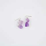 Amethyst Rock Earring