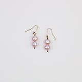 Purple Freshwater Pearl Earring