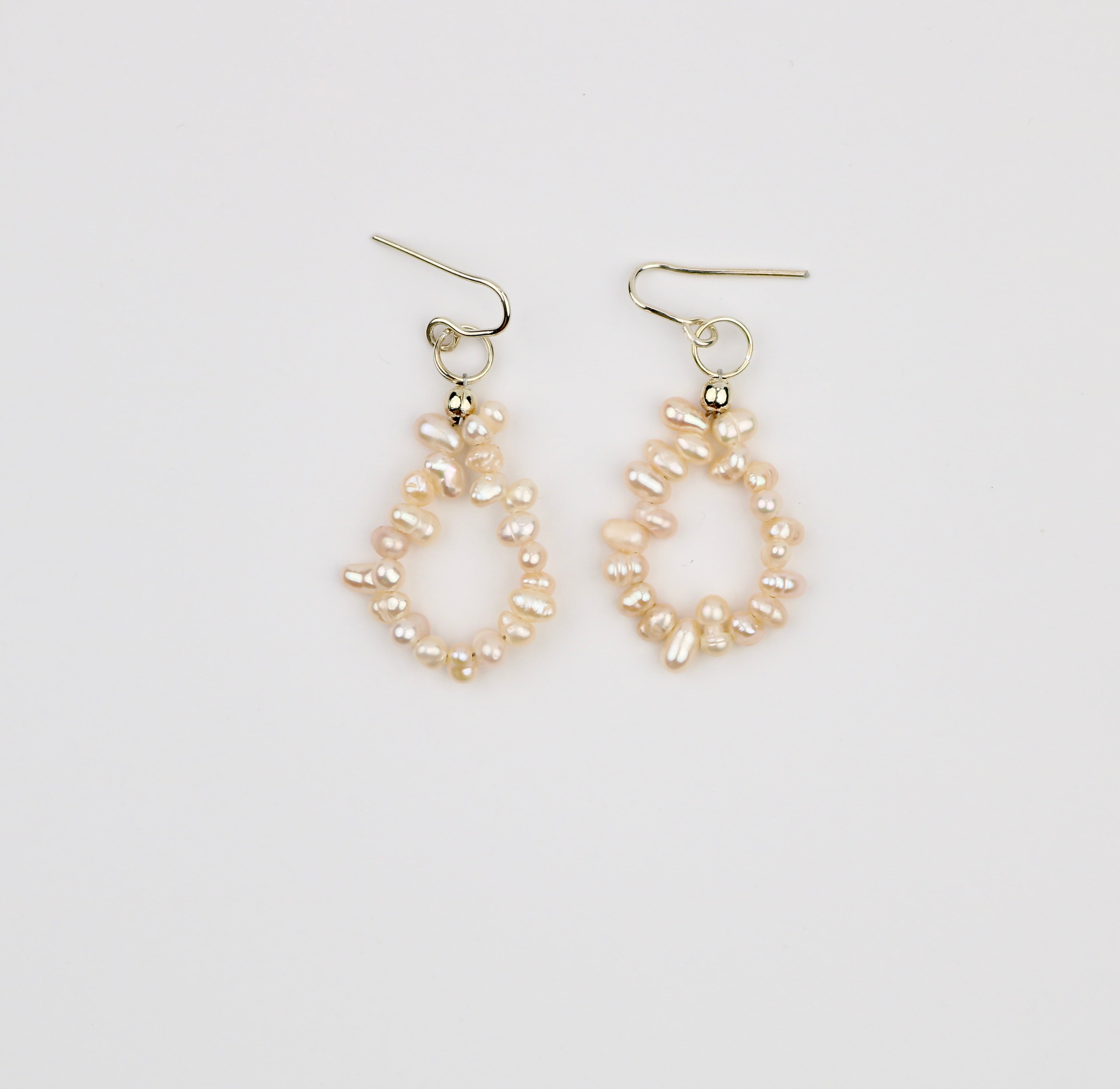 Freshwater Mini Pearl Loop Earring
