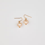 Freshwater Flesh Pearl Earring