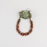 Stunning Necklace: Orange Keishi Pearl