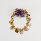 Stunning Necklace: Citrit and Agate Stone Stunning Necklace