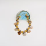 Stunning Necklace: Citrit and Agate Stone Stunning Necklace
