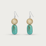Turquoise w Jasper Earring