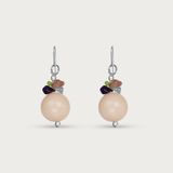 Rose Quartz Drop Earring