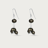Small Dark Pearls Earring
